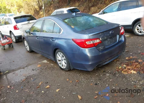 2016 Subaru Legacy 2.5I Premium из США, поврежденный, VIN 4S3BNAC61G3013171